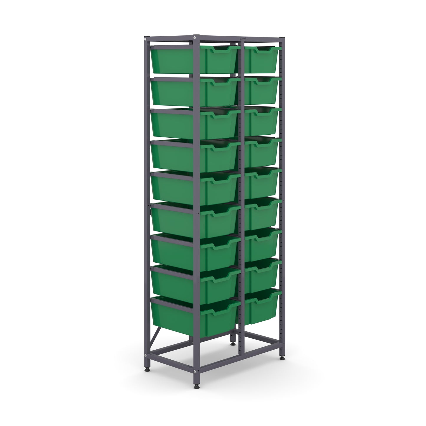 Gratnells Science Tall Double Frame 18 Deep Trays