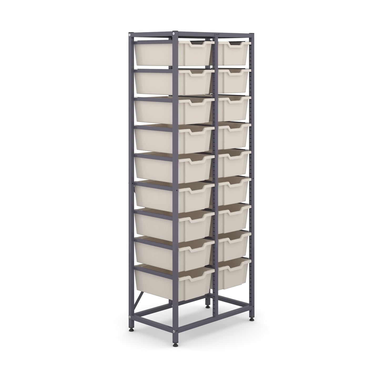 Gratnells Science Tall Double Frame 18 Deep Trays