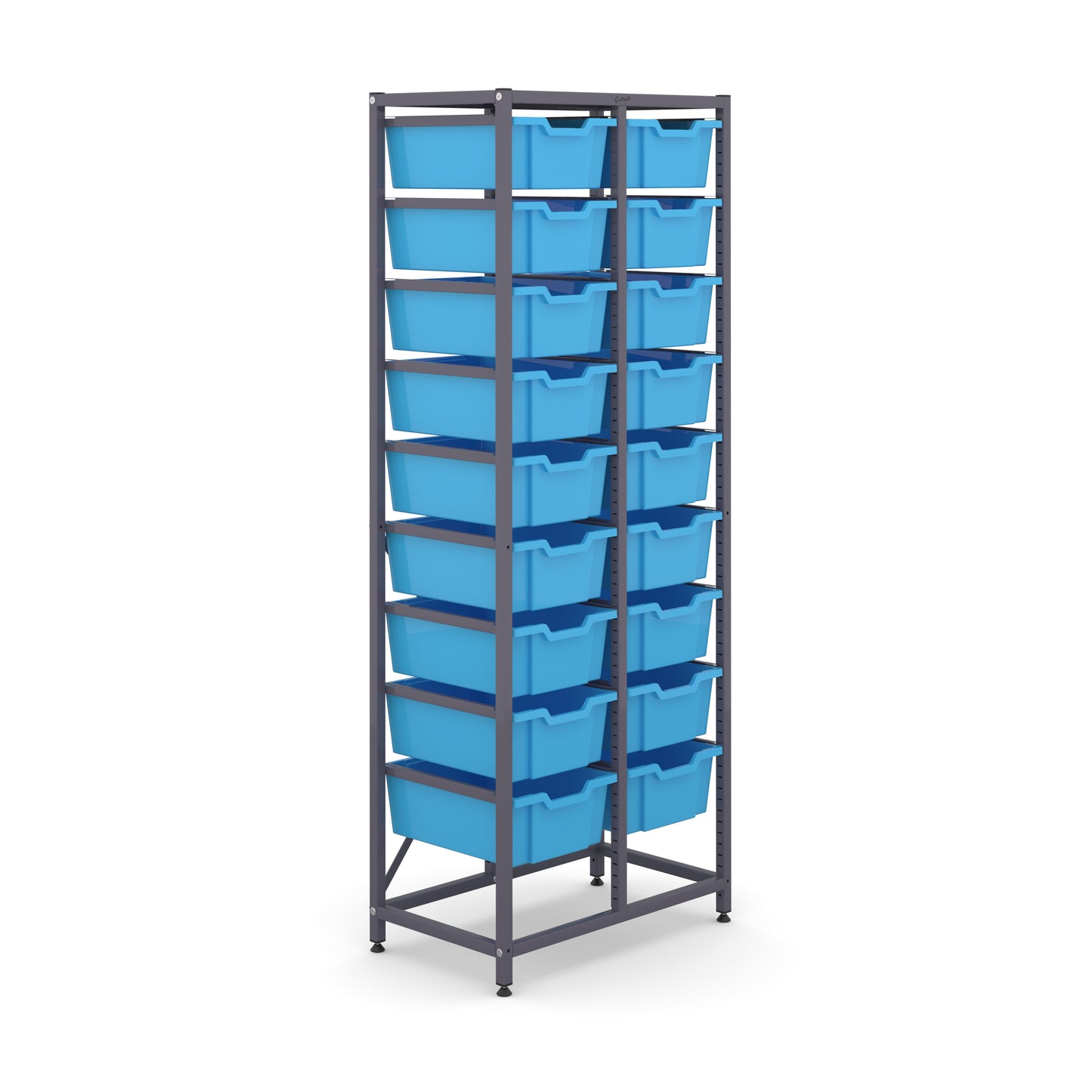 Gratnells Science Tall Double Frame 18 Deep Trays