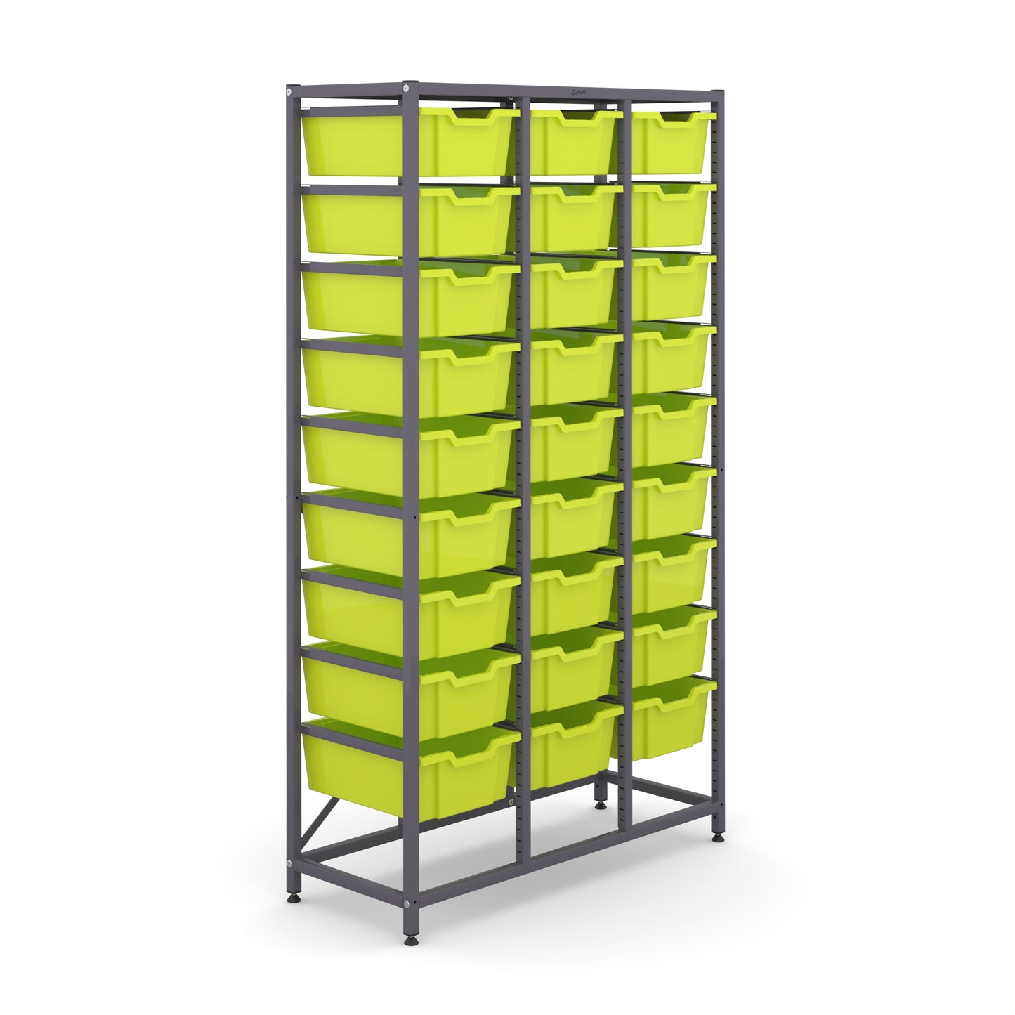 Gratnells Science Tall Treble Frame 27 Deep Trays