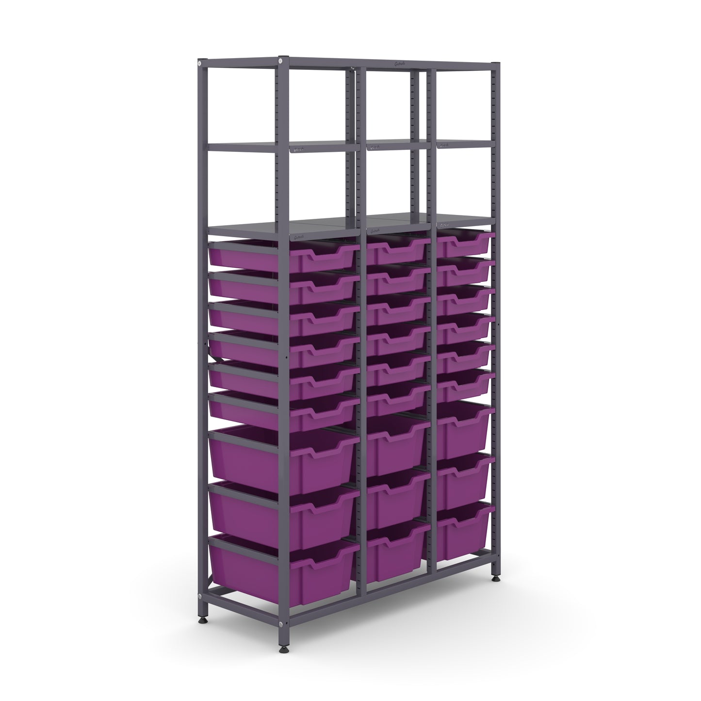 Gratnells Science Tall Treble Frame 6 Shelves 9 Deep & 18 Shallow Trays