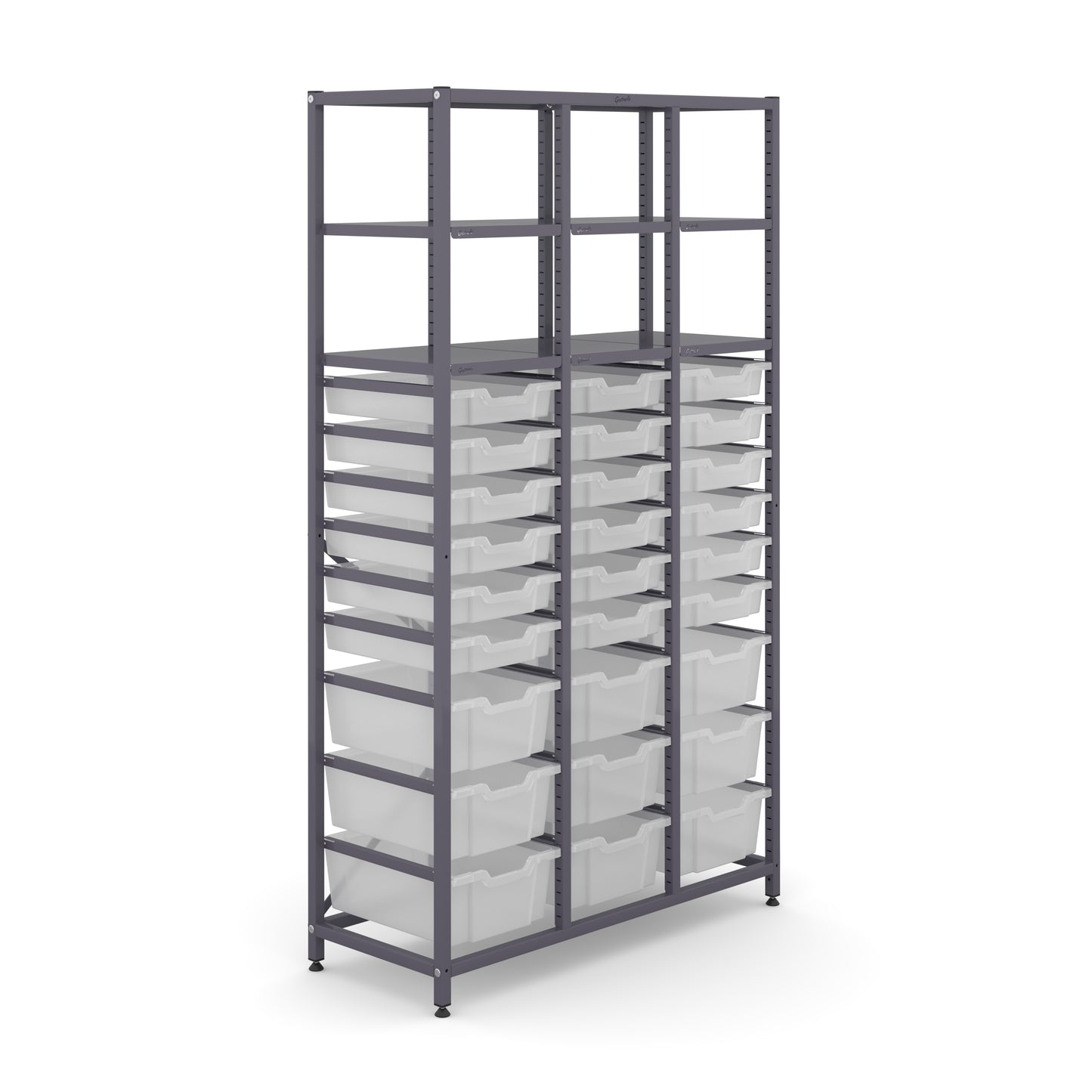 Gratnells Science Tall Treble Frame 6 Shelves 9 Deep & 18 Shallow Trays