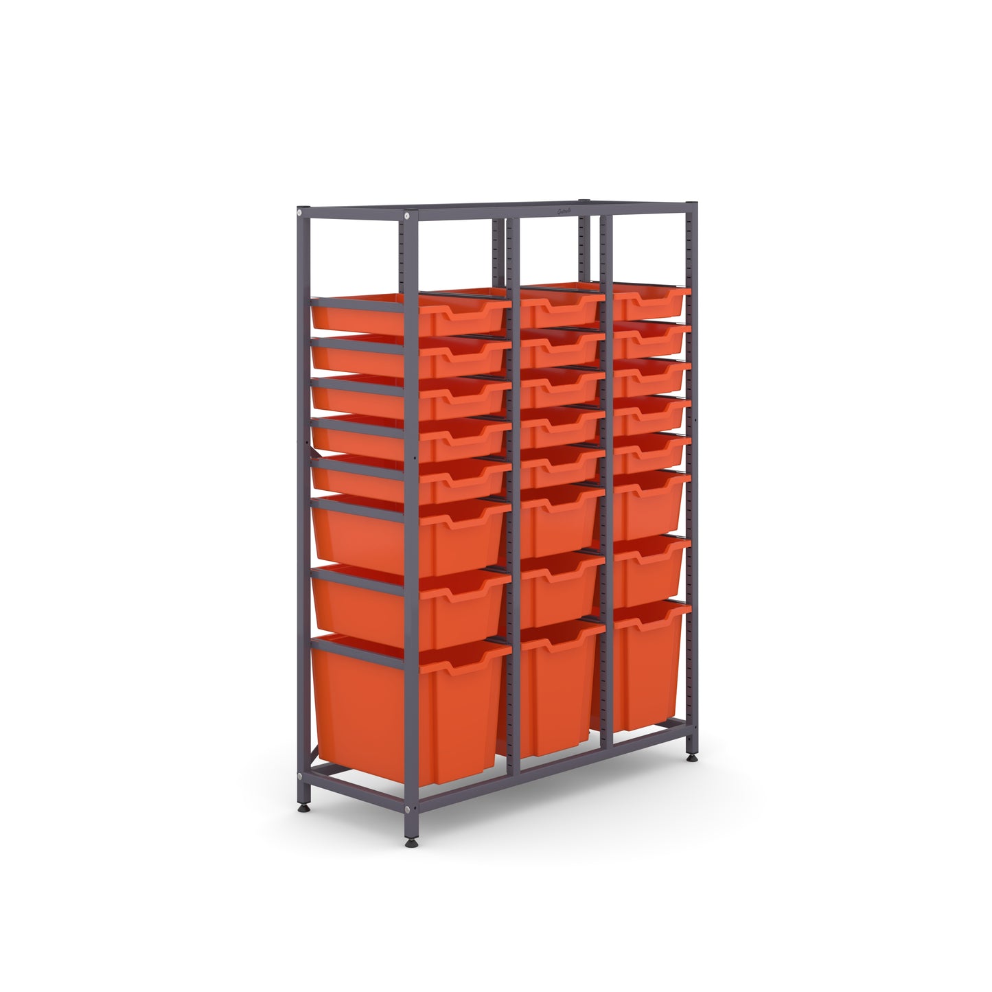 Gratnells Science Mid Treble Frame 3 Jumbo 6 Deep & 15 Shallow Trays