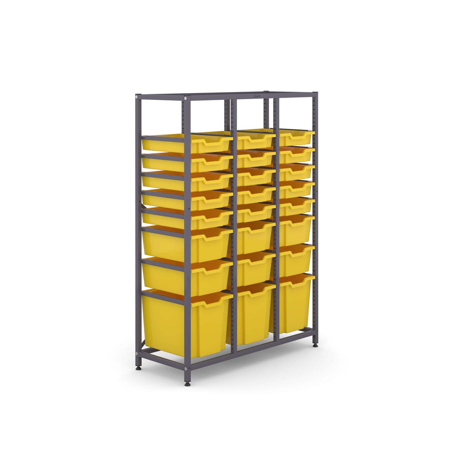 Gratnells Science Mid Treble Frame 3 Jumbo 6 Deep & 15 Shallow Trays