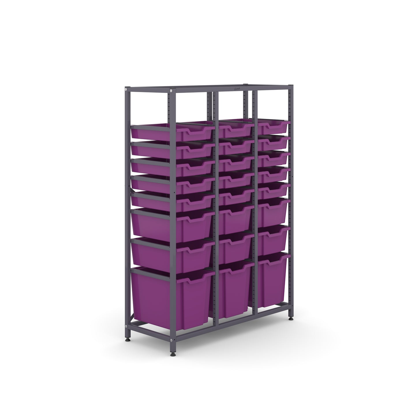 Gratnells Science Mid Treble Frame 3 Jumbo 6 Deep & 15 Shallow Trays
