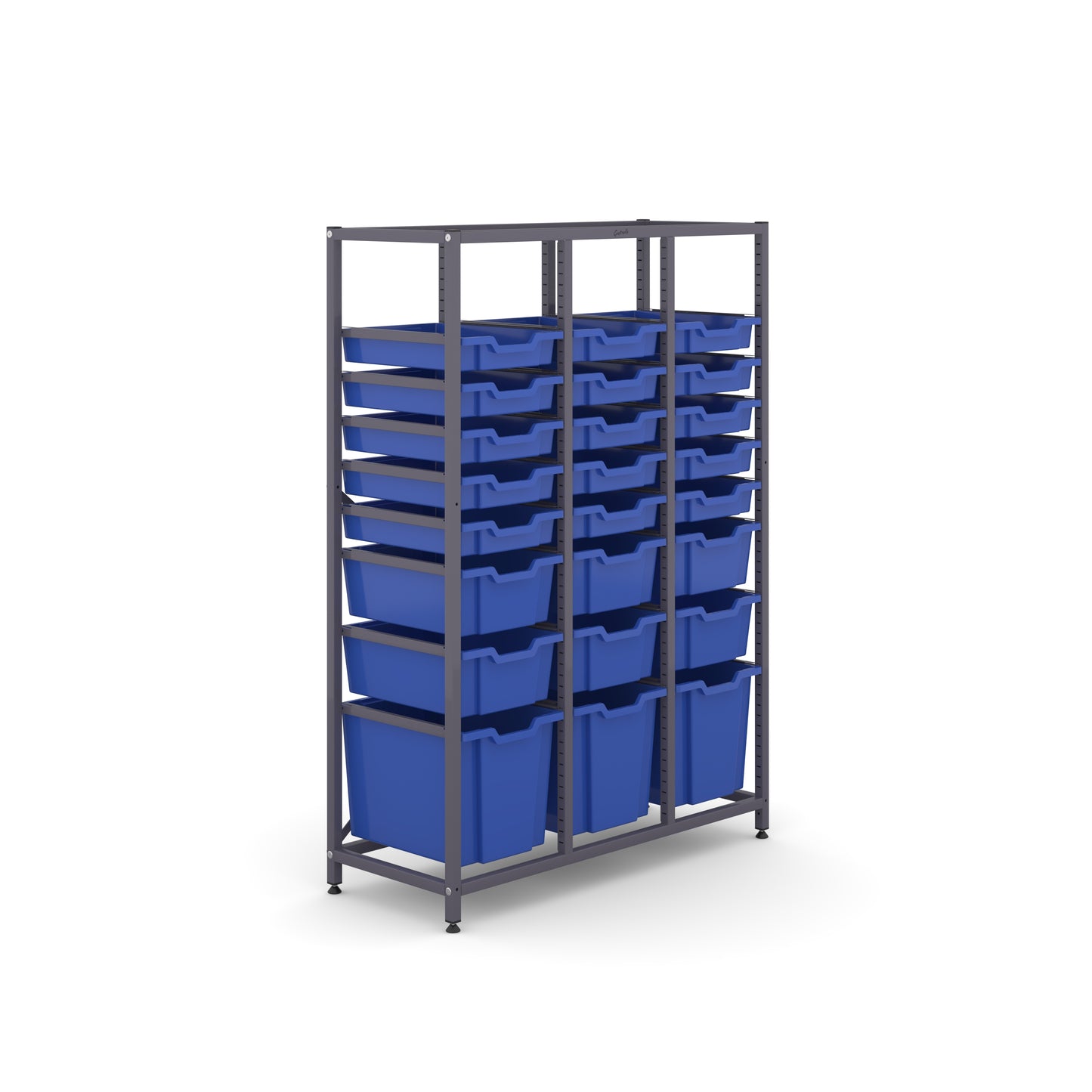 Gratnells Science Mid Treble Frame 3 Jumbo 6 Deep & 15 Shallow Trays
