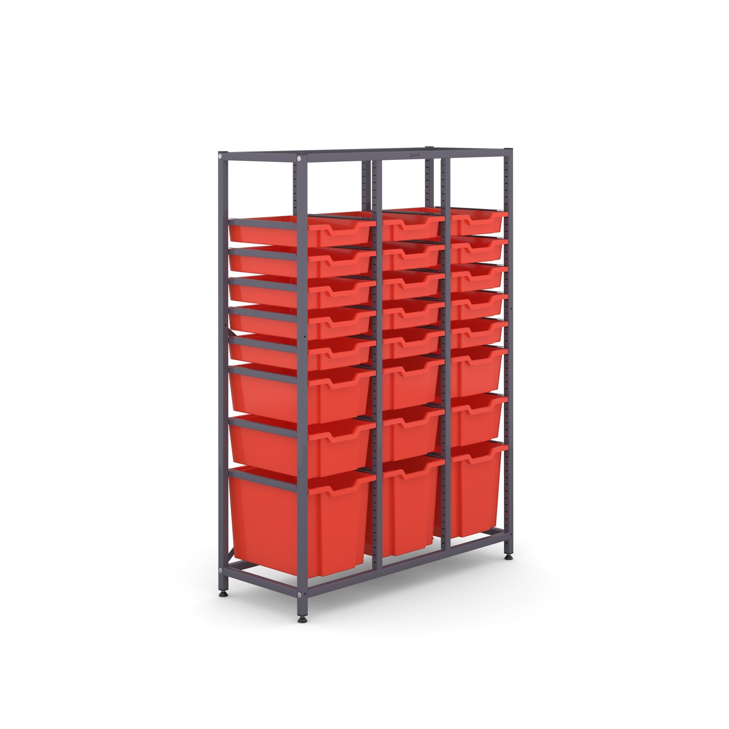 Gratnells Science Mid Treble Frame 3 Jumbo 6 Deep & 15 Shallow Trays