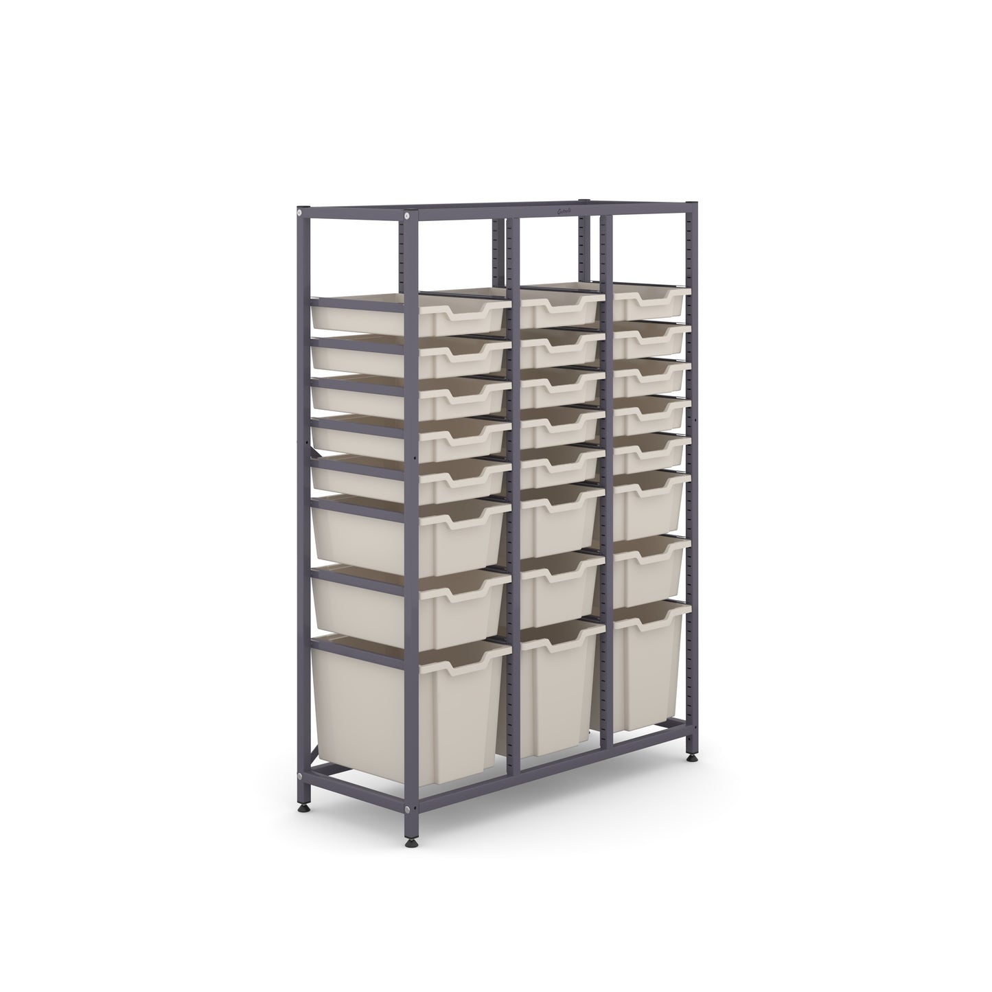 Gratnells Science Mid Treble Frame 3 Jumbo 6 Deep & 15 Shallow Trays