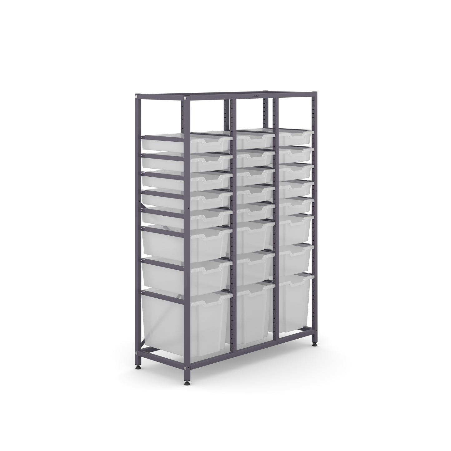 Gratnells Science Mid Treble Frame 3 Jumbo 6 Deep & 15 Shallow Trays