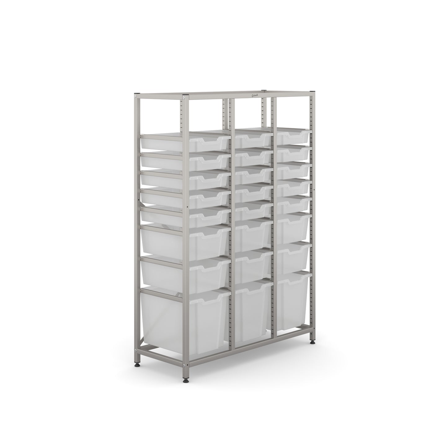 Gratnells Science Mid Treble Frame 3 Jumbo 6 Deep & 15 Shallow Trays