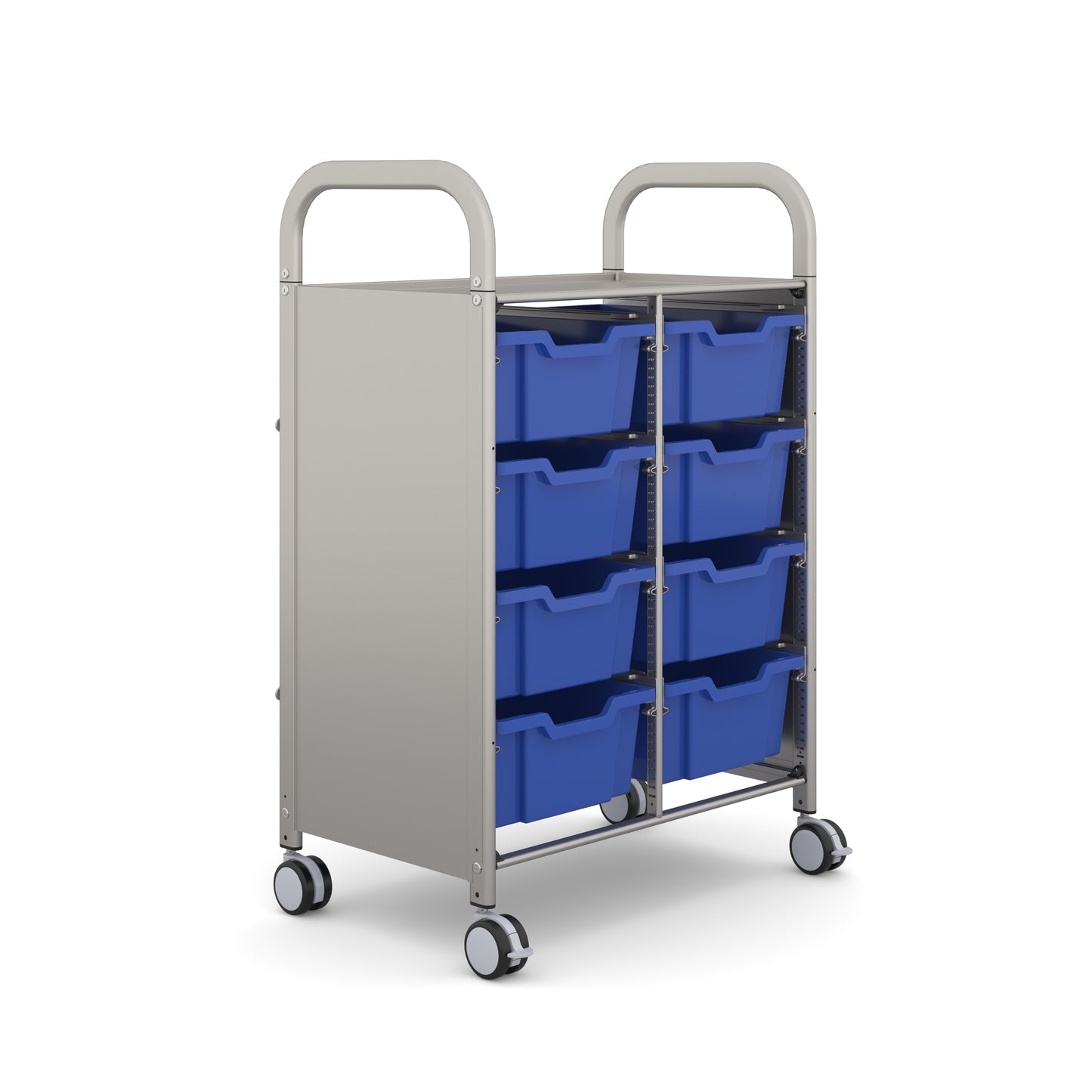 Gratnells Callero Plus Double Trolley 8 Deep Trays