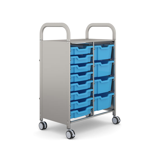 Gratnells Callero Plus Double Trolley 8 Shallow & 4 Deep Trays