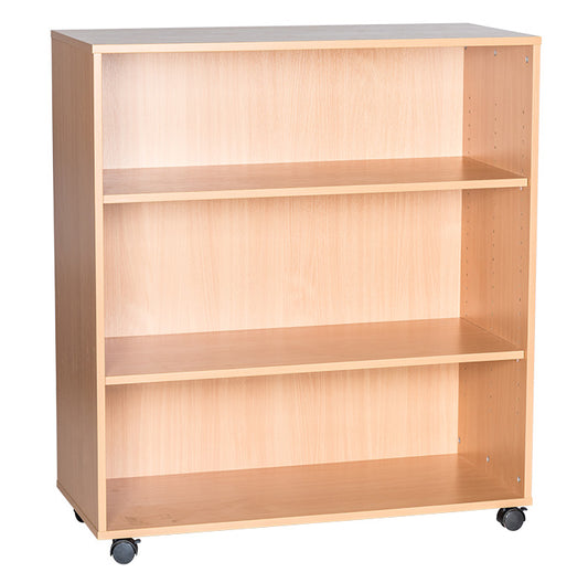 School 1107mm High - 12 High Open Shelf Triple Unit