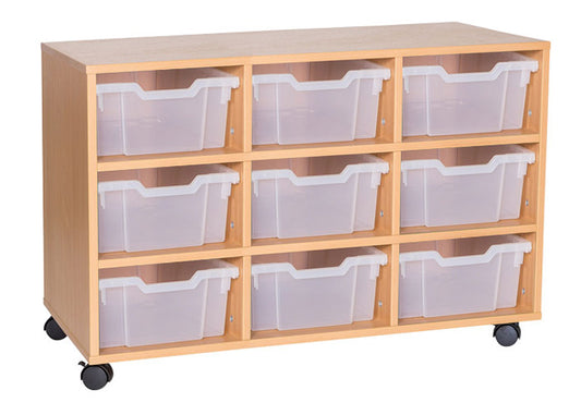 School 615mm High - 9 Deep Tray Triple
