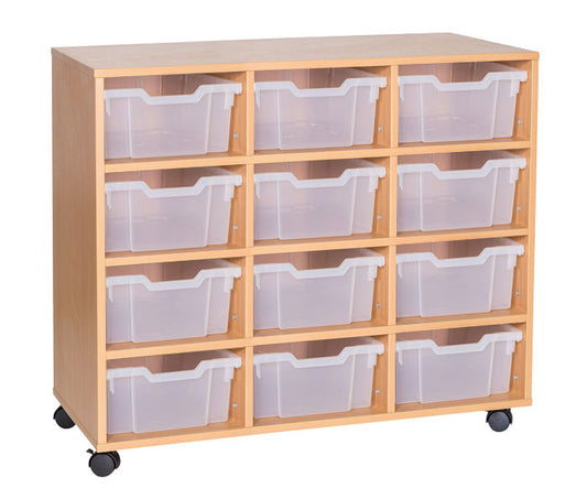School 779mm High - 12 Deep Tray Triple