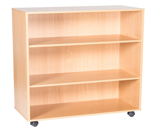 School 861mm High - 9 High Open Shelf Triple Unit
