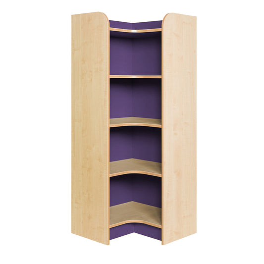 School KubbyClass Internal Corner Library Bookcase Height 1500mm