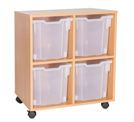 School 779mm High - 4 Jumbo Tray Double Unit